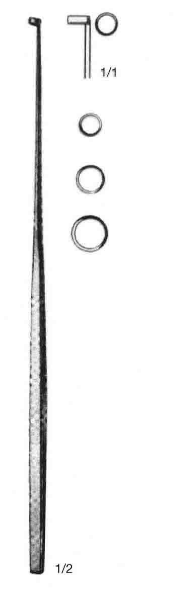 KÜRET 19CM 90 DERECE 3MM ÇAP 